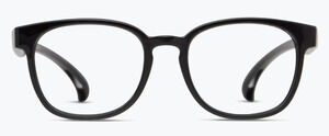 MUSE 35-002018 BLACK EYEGLASSES FRAME 49-20-140 AUTHENTIC ACETATE RX READY